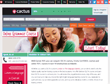 Tablet Screenshot of cactustefl.com
